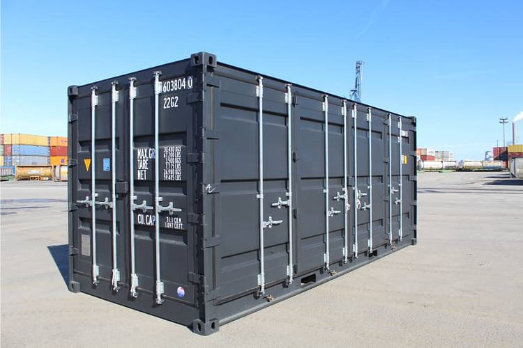 20′ hazardous waste container