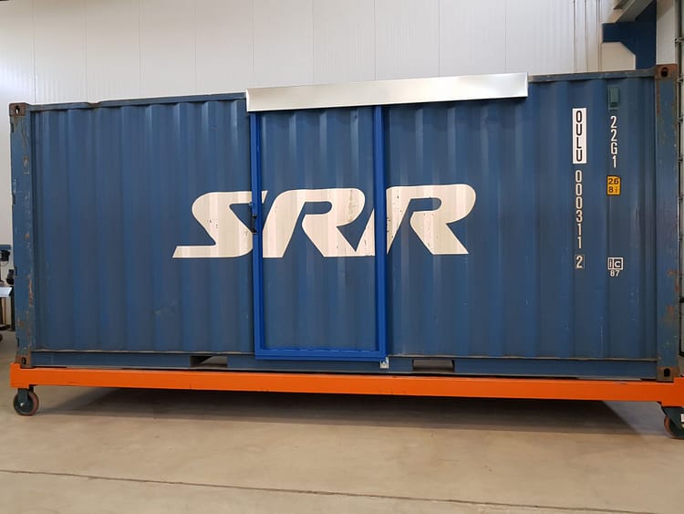 20 ft Sliding door container