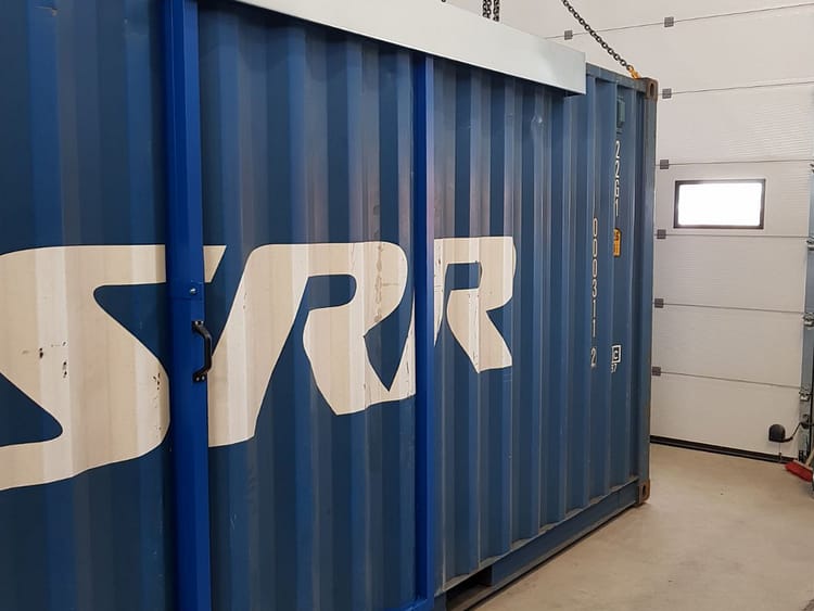 20 ft Sliding door container