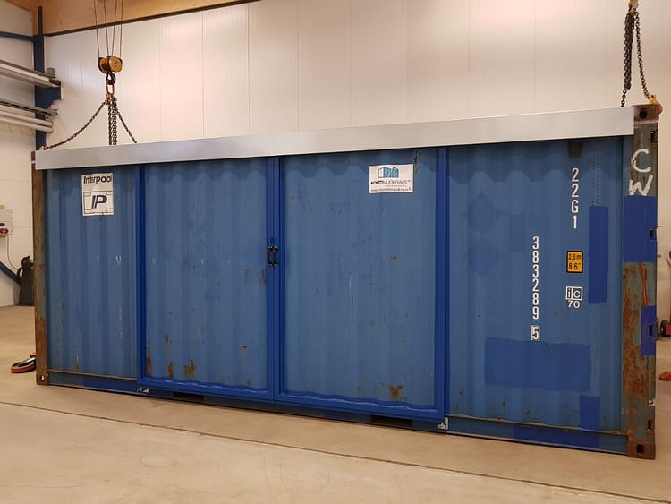 20 ft Sliding door container